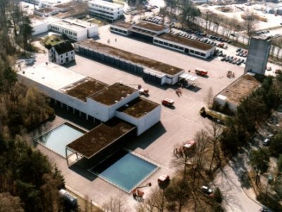 Die Niedersächsische Landesfeuerwehrschule Celle im Jahre 2001 (Löschteiche)