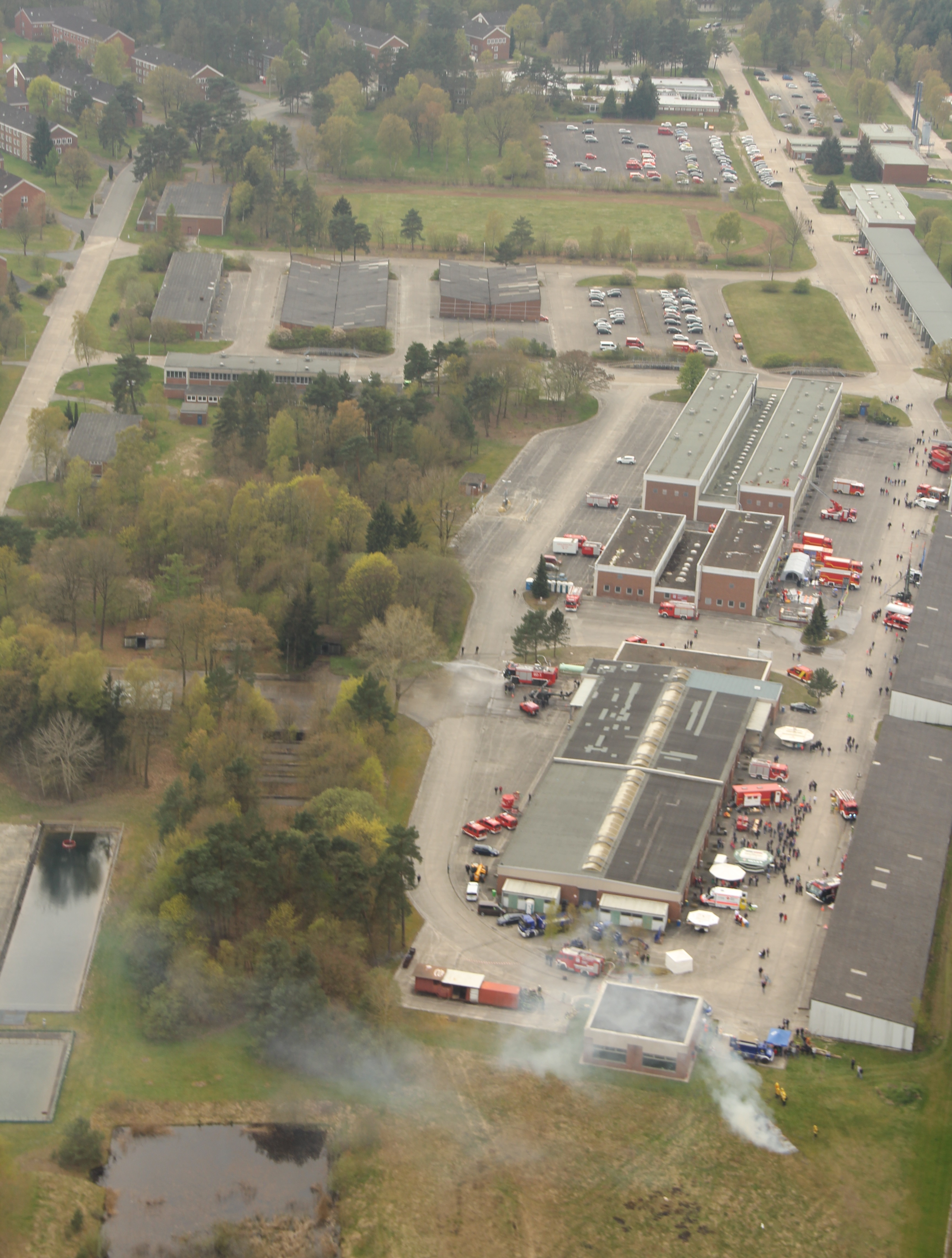 Luftbild des Technik- und Trainingszentrum Celle-Scheuen